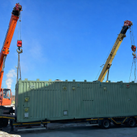 Специалисты «Виолен-Энерго» провели выездной аудит и поставили Jenbacher J420 (0,4 кВ) для объекта в Свердловская область — приступили к установке ГПЭС на проектное место - 